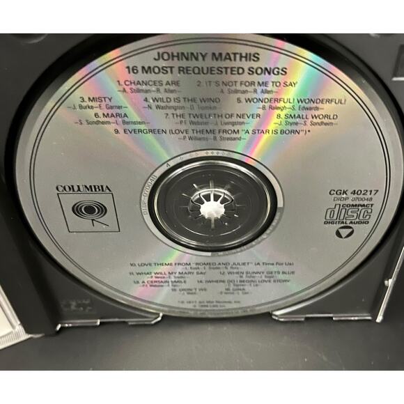 Johnny Mathis - 16 Most Requested Songs CD | Digitally Remastered | Columbia - Picture 5 of 6
